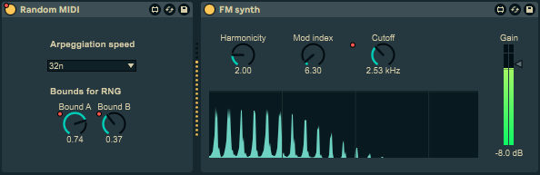 Ableton Live track view