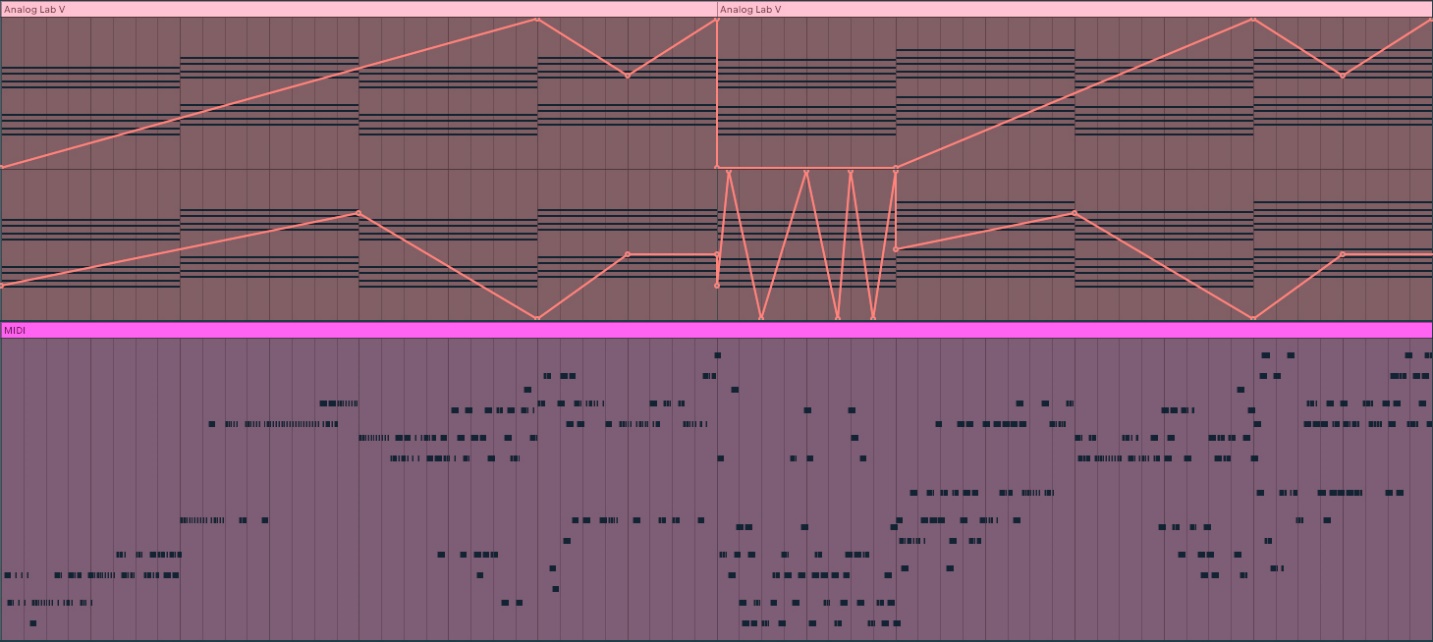 MIDI output from the arpeggiator